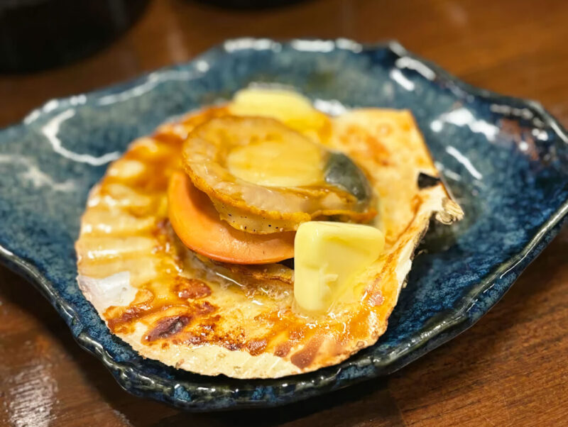 ホタテのバター焼き